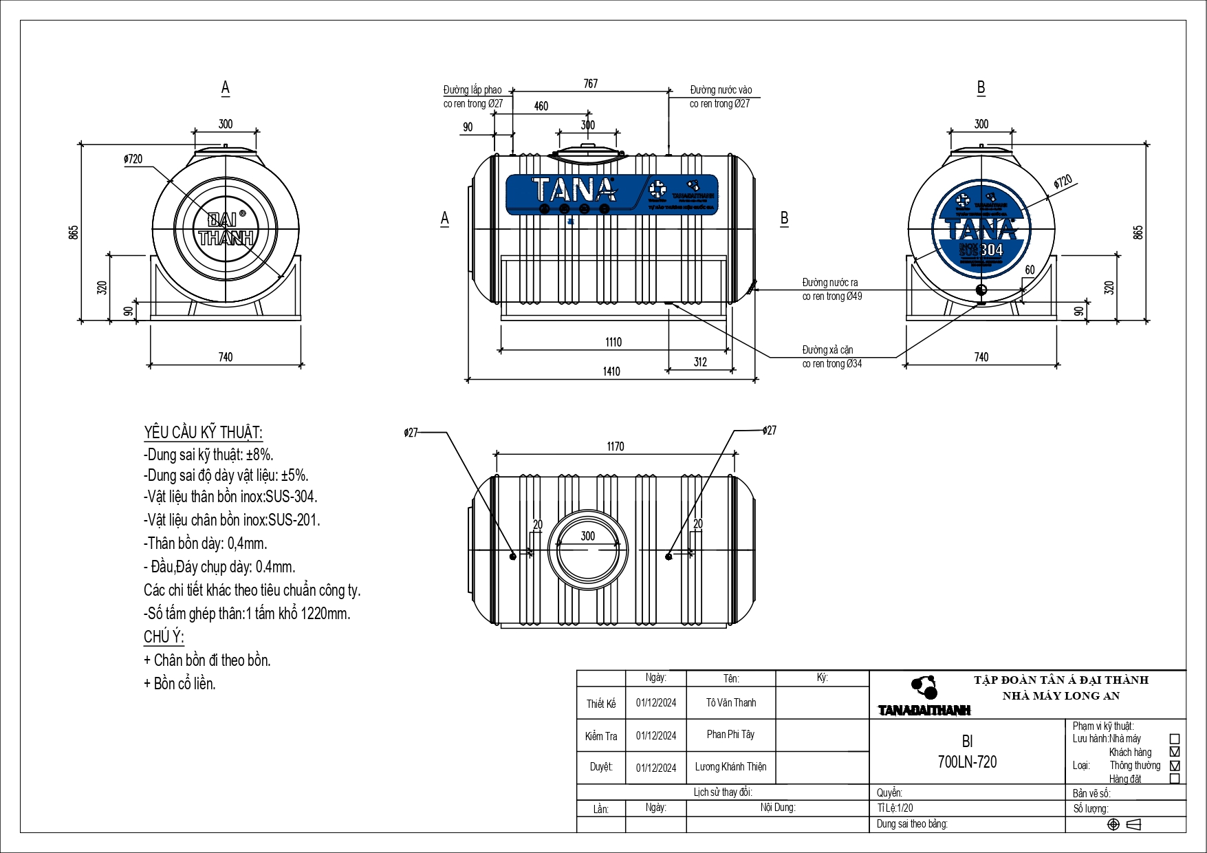 ban ve bon nuoc inox 700l ngang